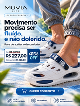 MUVIA COMFORT LIFE - Chinelo Anatômico